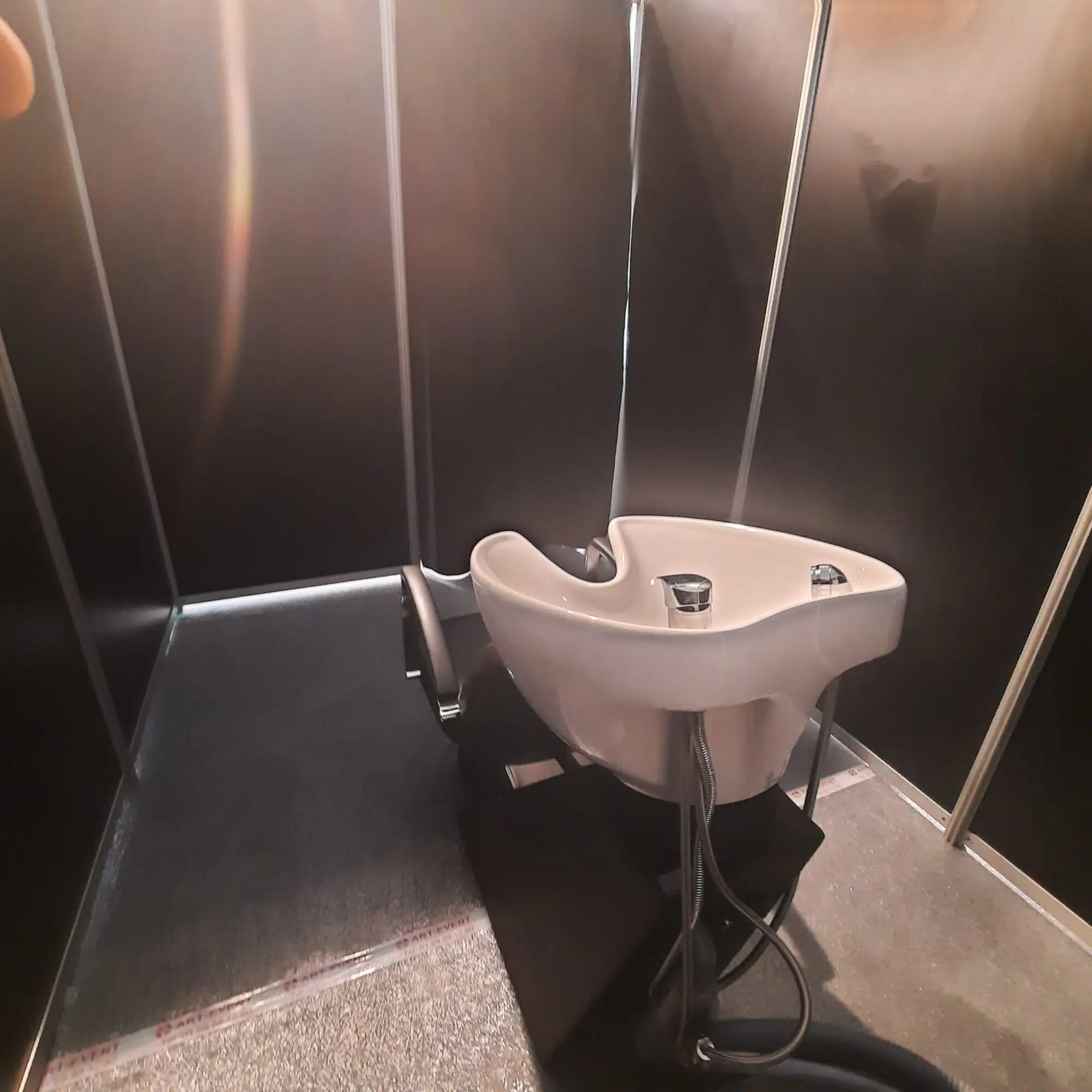 bac à shampoing