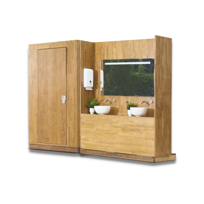 Cabine sanitaire d'intérieur Prestige